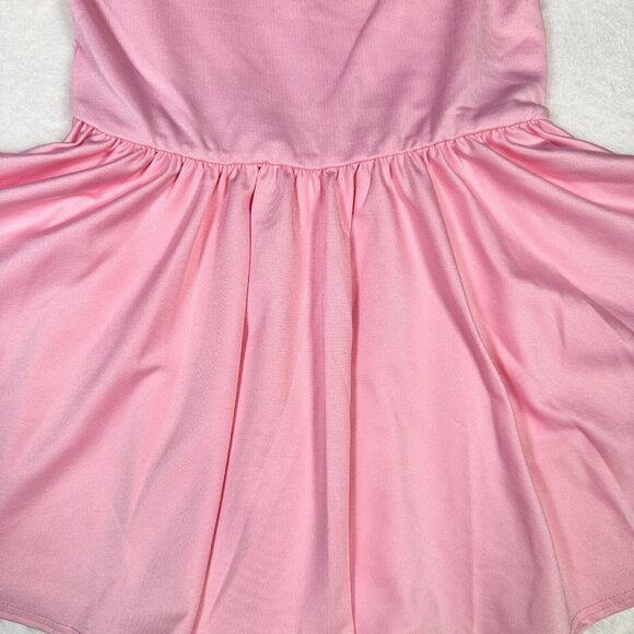 Dot Dot Smile Solid Baby Pink Ballet Ballerina Dress Crisscross Back Girls 2T - Picture 2 of 8